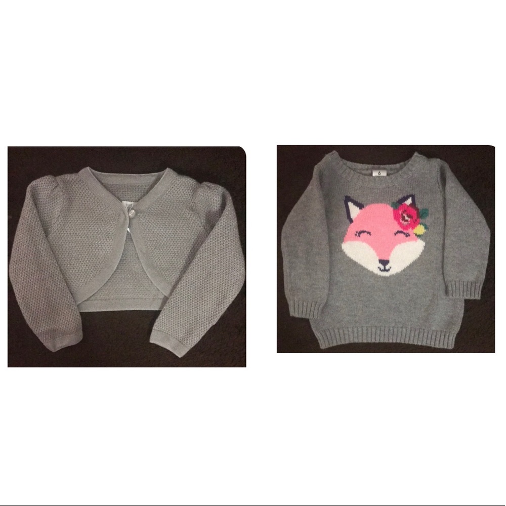 2  CARTERS SWEATERS